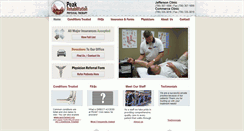 Desktop Screenshot of peakrehabpt.com